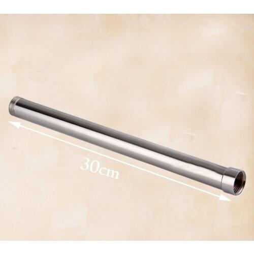 Free Shipping 30cm Chrome Brass Bathroom Shower Faucet Extension Tube Bar Lifting Extend Executives