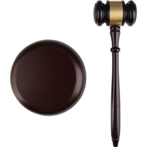 Handmade Wooden Auction Hammer for Lawyer Judge Handcrafted Gavel Court Hammer for Auction Sale Decor Dropshipping