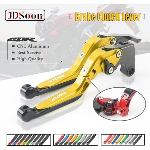 JDSOON Brake Clutch Lever For HONDA CBR250R CBR300R CB300F CBR500R CB500F/X CB190R CB190X Motorcycle Folding Extendable