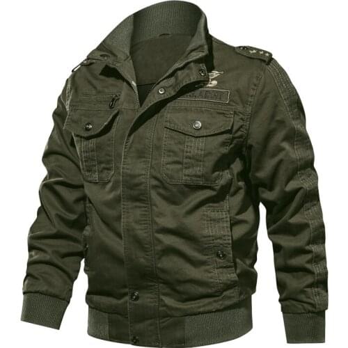 Quality Military Pilot Jackets Men Winter Autumn Bomber Cotton Coat Tactical Army Jacket Male Casual Air Force Flight Coats