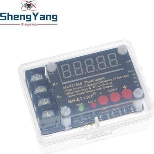 MAX31865 high precision isolated temperature collector module PT100 serial port output upper computer software debugging