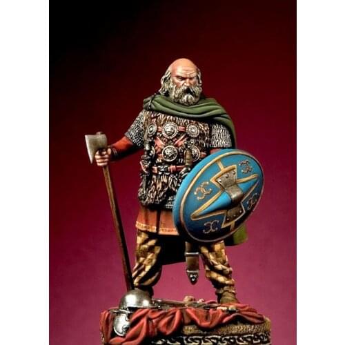 Unpainted Kit 1/32 54mm Briton warrior, 1st century A. C. 54mm figure Historical Figure Resin Kit