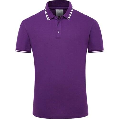 New 2021 Solid Color Summer Polo Shirts Men Cotton Short Sleeve Breathable Anti-Pilling Brand polos para hombre Plus Size S-4XL