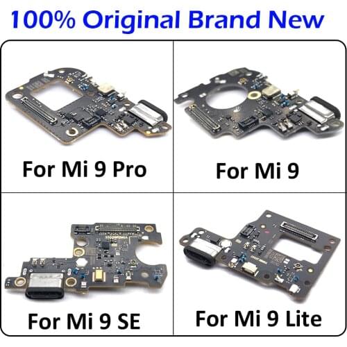 Original New For Xiaomi Mi 9 SE 9SE USB Board Charging Port Board USB Connector Board Flex Cable For Xiaomi Mi 9 Mi9 Pro Lite