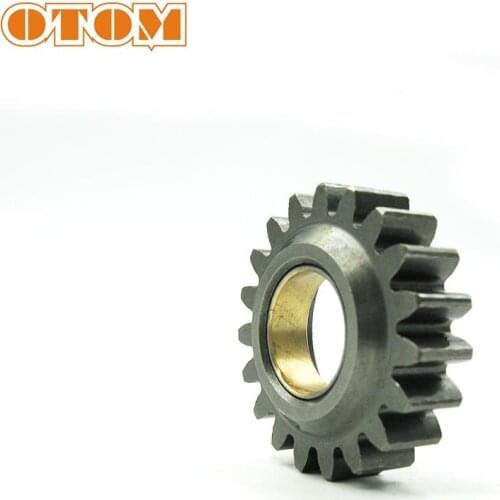 OTOM NC250 Start Double Gear (small) For ZONGSHEN NC250 Parts ZS177MM RX3 KAYO Motoland BSE Megelli Asiawing 250cc Pit Bike Moto