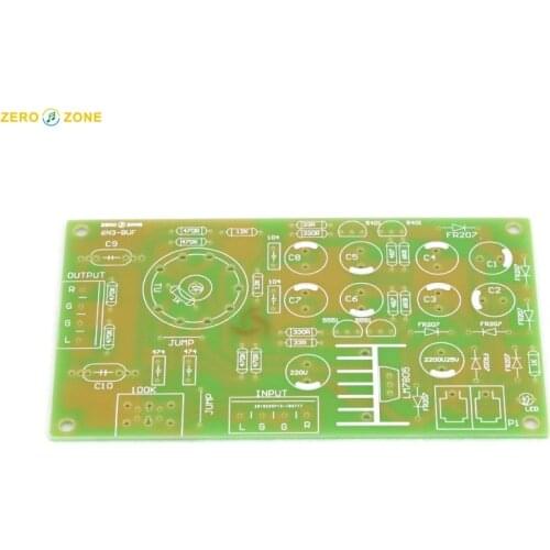GZLOZONE DIY PCB Board for 6N3 Tube Buffer Preamplifier Pre AC12V Amplifier Board