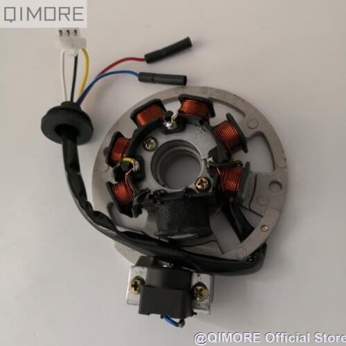 7 coil 5 wire AC Magneto Stator for Scooter JOG 90 4DM Vento ZIP Keeway Hurricane Focus F-act Matrix Flash ARN 50cc Stels SKIF