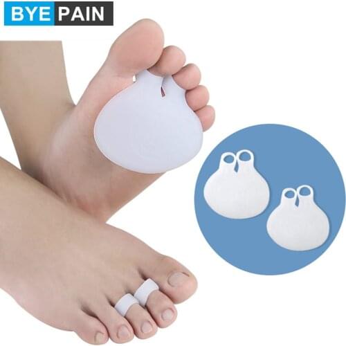 1Pair BYEPAIN Metatarsal Pads - Ball of Foot Cushions Forefoot Insoles for Metatarsal Support and Foot Pain Relief