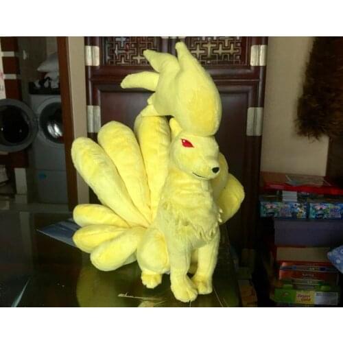 TOMY New Edition Large Poke Ninetales Plush Doll Soft Poke Toy Gift RARE 11"