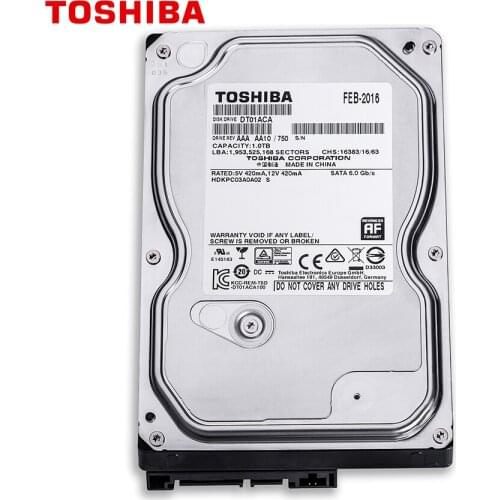TOSHIBA HDD 500g Internal Hard Drive Disk 3.5" Harddisk HDD HD 500GB SATA III 7200 RPM 32M Cache for Desktop Computer