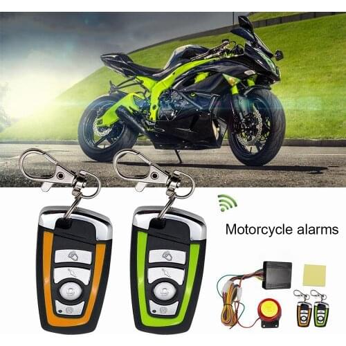 Motorcycle 125dB Universal Two-way Motorcycle Scooter Anti-theft Security Alarm System Engine Start Remote Control Key
