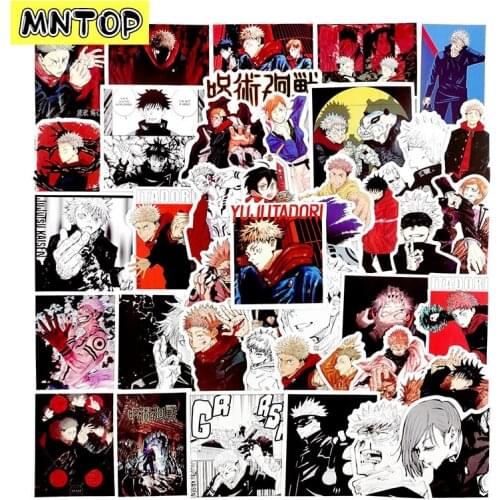10/30/50Pcs/set Jujutsu Kaisen Cartoon Anime Graffiti Waterproof Stickers For Refrigerator Motorcycle Skateboards Laptop Luggage