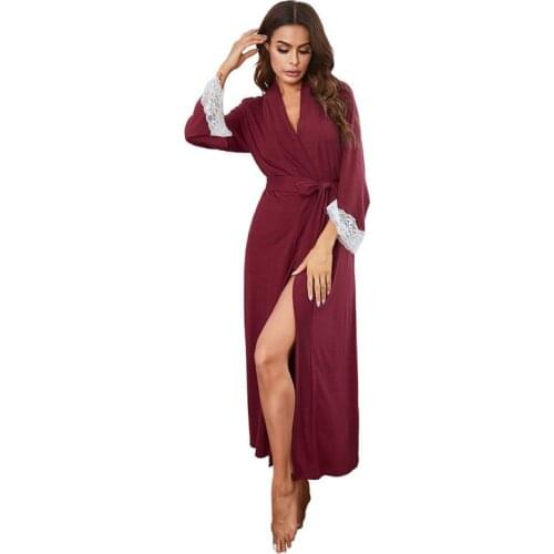 WEIXINBUY Women's Cotton Robes