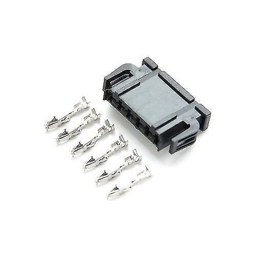 10/20/50/100pcs/lot 6 Pin/Way Connector Plug Housing Socket With Terminal For AUDI VW Skoda VAG 893971636 893 971 636