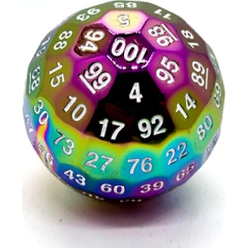 100 Sides Dice Polyhedral metal Dices for Table Board Game
