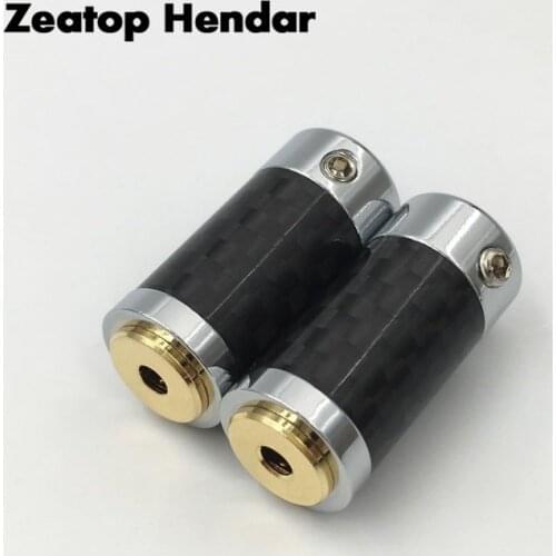 2Pcs HIFI Carbon Fiber Female 2.5mm 4 Poles Plug 2.5 Audio Jack Gold Plated Headphone Solder DIY Mini Connector