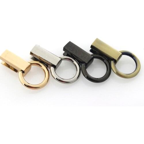 2pcs Metal Bag Side Edge Hang Buckle Fashion Clip Buckle for DIY Leather Craft Bag Strap Belt Handle Shoulder Accessories