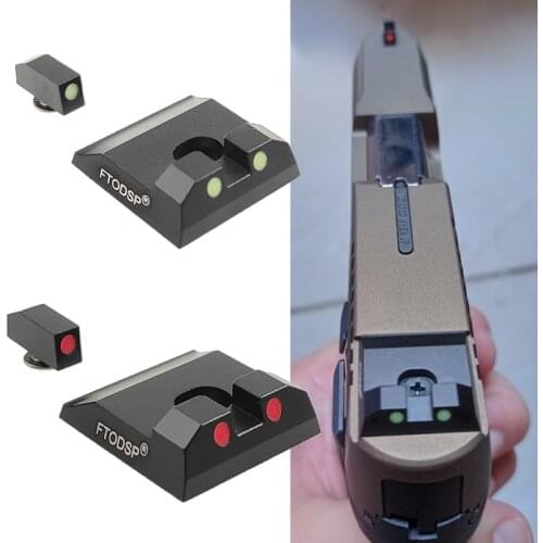 3 Dot Metal Sights for the Taurus Dark Night sights, G2C, G2S,G3, PT111 G2, PT140 G2, 709, 740, TX22