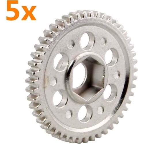 5Pcs 06232 Metal Spur Gear ( 47T ) HSP Spare Parts For R/C RC 1/10 Model Remote Control Cars