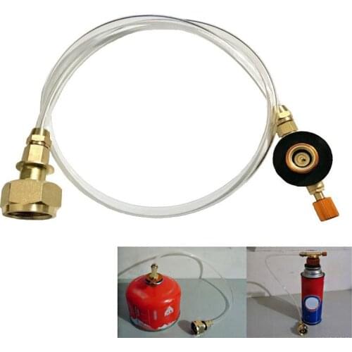 Outdoor Camping Gas Stove Propane Refill Adapter Durable Flat Cylinder Tank Coupler Bottle Adaptor Save Gas Charging Accessories