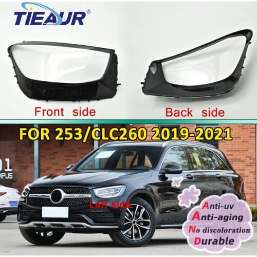 Car accesories Headlight Transparent Glasses Lens Cover for 253GLC GLC 253 Front Lampshade 2021-2019 Auto Replacement