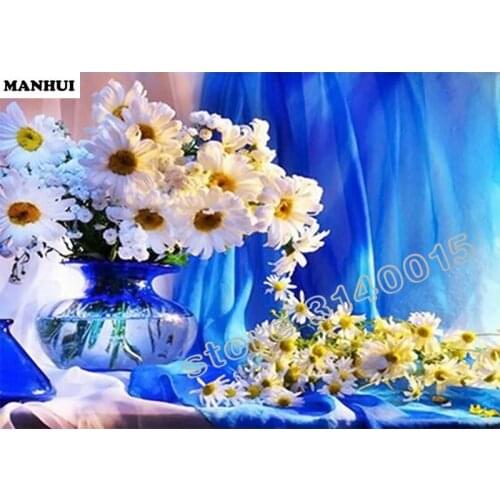 Diamond Mosaic Painting Cross Stitch Flower picture Square Full Decorative Diy Diamond Embroidery Fashion Gifts BEC217