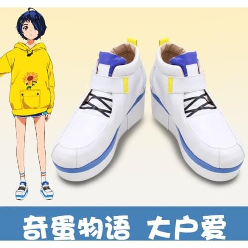 Anime WONDER EGG PRIORITY Ohto Ai Cosplay Shoes Halloween Christmas Fancy Party Props for Carnival Comic Show