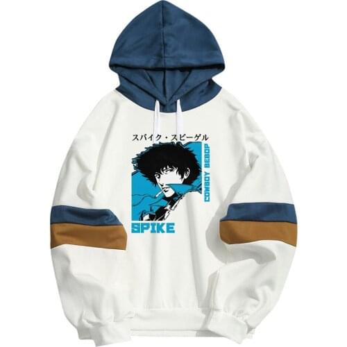 Anime Cowboy Bebop Streetwear Manga Panel Deisgn Men Women Hoodies Spike Spiegel Sweatshirt Dropship Plus Size Clothing Hoodie