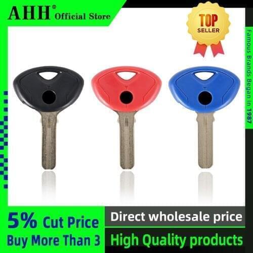 AHH Motorcycle transponder Uncut Blank key For BMW K1300S F800 R1200GS K1200R R1200RT F650G F800G S1000RR R1200 K1200 K1300 RT