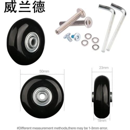 Suitcase luggage wheel replacement trolley case single wheel accessories repair high quality removable suitcase repair casters