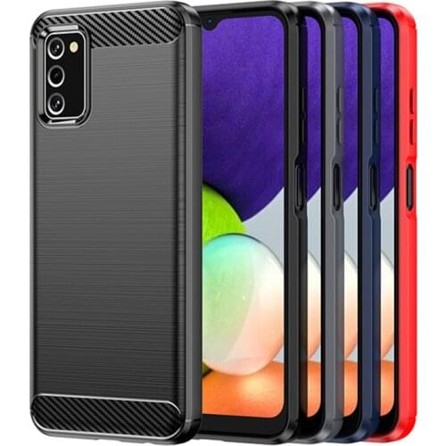 Silicone Cover For Samsung Galaxy A03S Case For Samsung Galaxy A03S Cover Cases Shockproof Protective Bumper For Samsung A03S