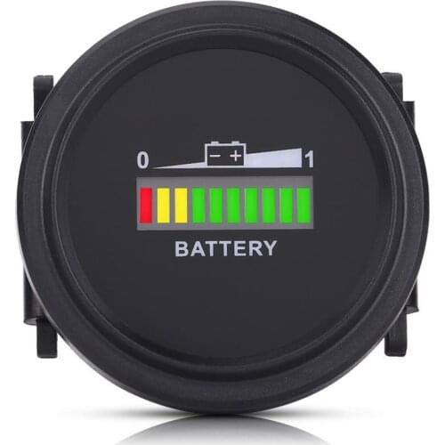 12V/24V/36V/48V/72V LED Digital Battery Indicator Meter Gauge for Golf Cart Car Styling