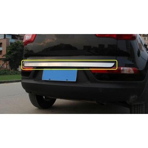 FOR KIA SPORTAGER 2011 2012- 2014 2015 accessories made of high quality stainless steel trunk Sportager trunk lid trim decorati