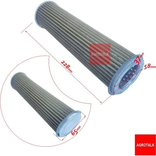 Hydraulic filter element for Changzhou Dongfeng DF254 / DF304 / DF354 tractor, part number: 254.58A.016 / 304.58A.016