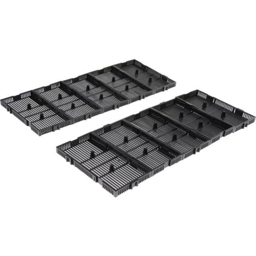 10 Pcs Under Sand Gravel Filter Undergravel Filteration Plate for Fish Tank