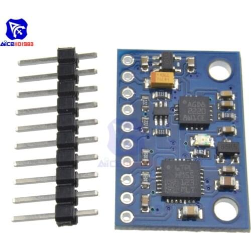 GY-82 9-Axis Electronic Compass Gyroscope Accelerometer Module LSM303DLH + L3G4200D