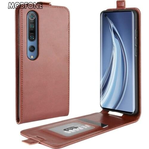 Mi 10 Pro 5G Leather Flip Case For Xiaomi Mi 10 Pro 5G Mi 10 Ultra 10S Vertical Case for Xiaomi Mi 10 Lite Full Soft Cover Bags
