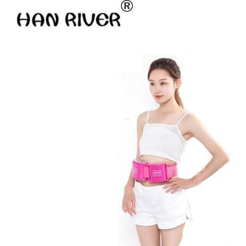 HANRIVER 2018 110 v to 220 v power plate household mini massager lazy slimming massage belt thin belly fat