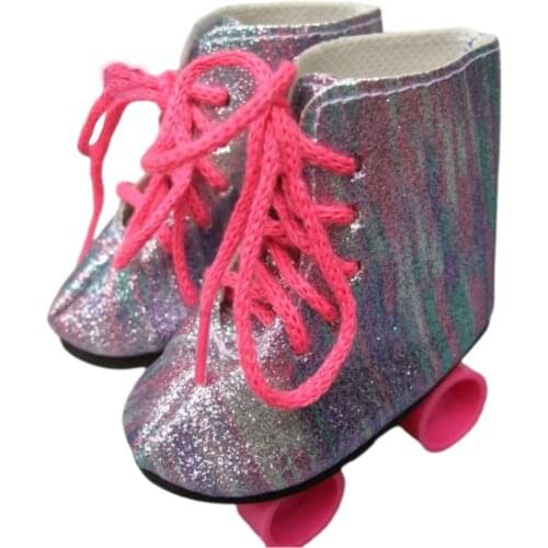 18 inch doll Snow Boots Shoes fashion skating shoes for baby doll Children girl gift