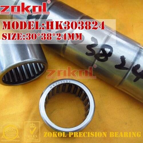 ZOKOL bearing HK303824 Needle Roller Bearing 30*38*24mm
