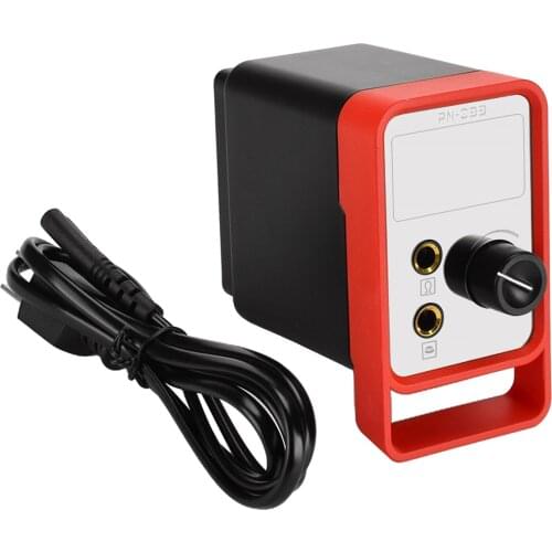 Professional Anti-fatigue Mode Digital LCD Display Rotary Pen Wireless Machine Gun Power Supply w/ EU Plug Cable Tattoo Kits