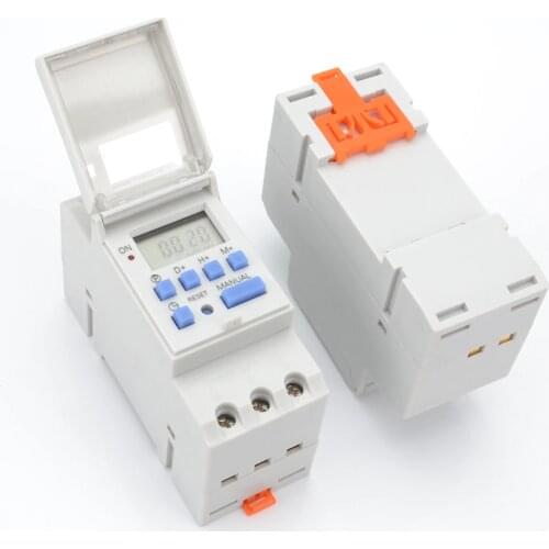 Programmable Digital 7 Days Timer Switch Relay Control 220V 230V 6A 10A 16A 20A 25A 30A Electronic Weekly