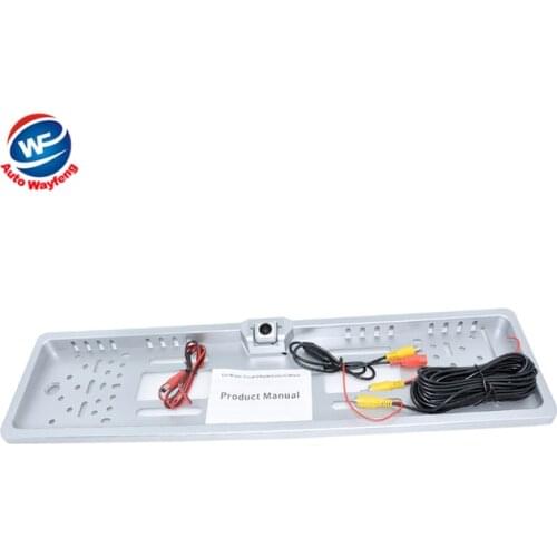 Car License Plate Frame CCD CCD Car Rear View Camera Reverse backup Camera rearview parking System Camera EU European Camera