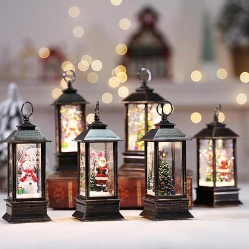 Christmas LED Lantern Light Up Festival Holiday Decoration Ornament Garden Patio