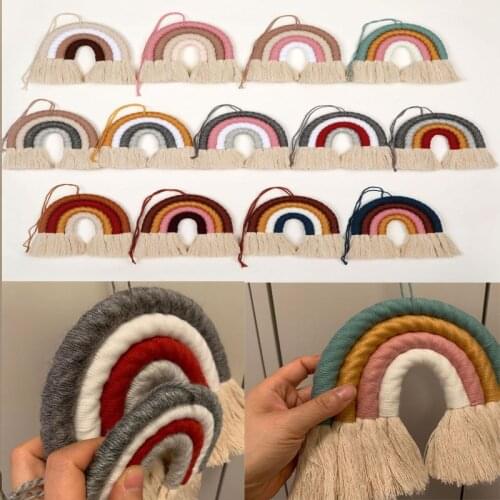 Nordic Kids Room Rainbow Hanging Decoration Rainbow Wall Hanging Decor Scandinavian Kids Room Decoration Accessories Room Decor