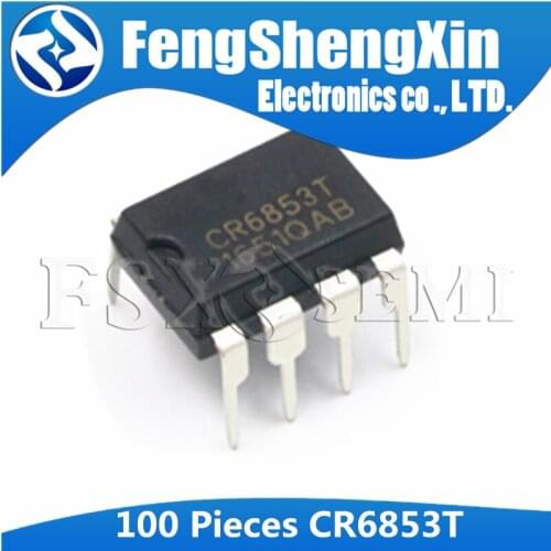 100pcs/lot CR6853T DIP8 CR6853 DIP 6853T DIP-8 switching power chip