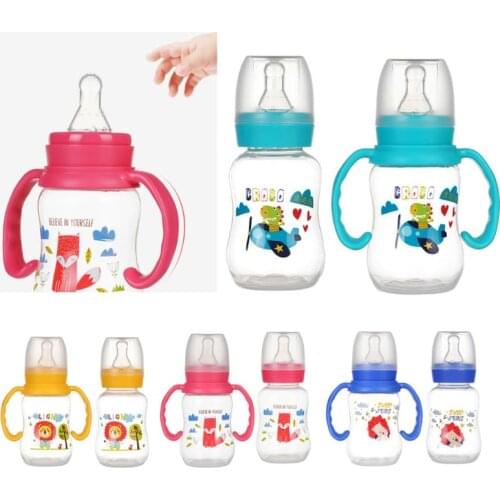 120ml Newborn Baby Bottle Infant Nursing Milk Fruit Juice Water Feeding Drink Bottle D7YD