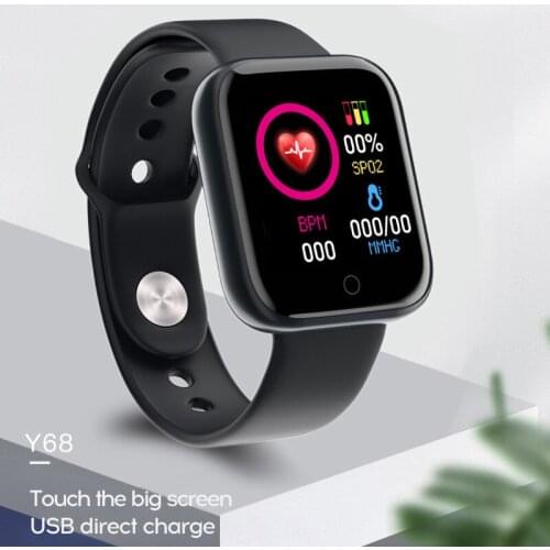 2021 Y68 Smart Watch Women Men Sport Bluetooth Pedometer Heart Rate Monitor D20 Waterproof Tracker Bracelet