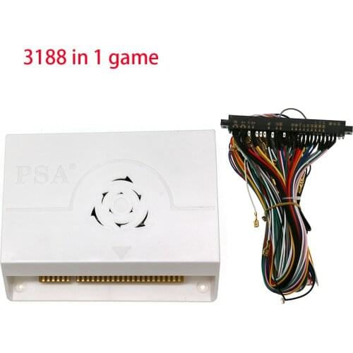 Pandora XII 3188 IN 1 Game Board 28Pin Jamma Wires Cable Arcade Motherboard Retro Cartridge DIY