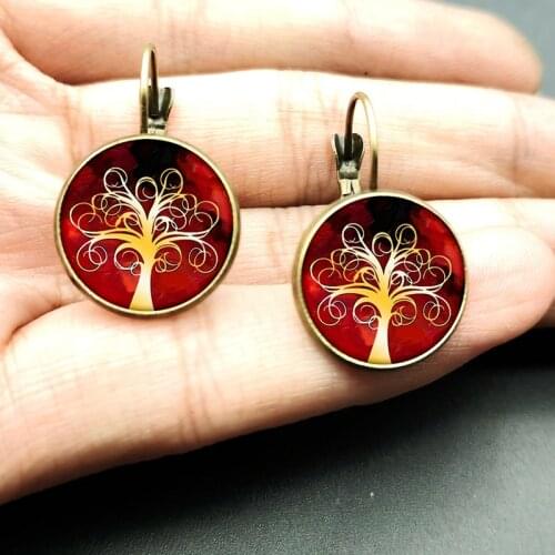 American girl tree of life earrings round tree of life earrings jewelry